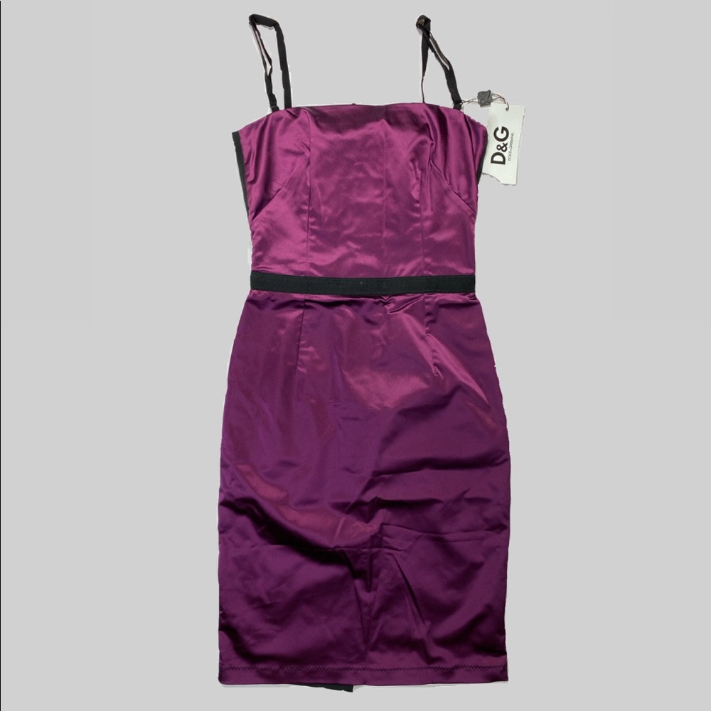 Dolce and Gabbana Plum Wiggle Dress